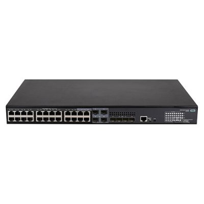 Switch HPE FlexNetwork 5140 JL827A 24 Puertos 370 W PoE+ RJ-45 10/100/1000 + 4 puertos SFP+ fijos 1000/10000 SFP+ 128 Gbit/s Gestionado - JL827A