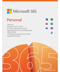 Microsoft Office 365 Personal ESD 64-Bit Español 1 Usuario Windows / Mac Suscripción Anual Uso No Comercial - ESD - QQ2-00008