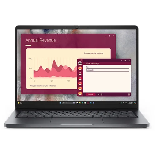 Dell Pro 14 T5X8P 14" FHD+ Intel® Core™ 5 120U 5 GHz Cache 12 MB 16 GB DDR5 512 GB SSD Wi-Fi 6E (802.11ax) Windows® 11 Pro - T5X8P