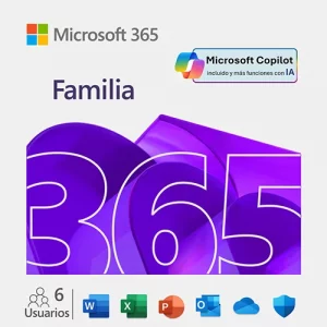 Microsoft 365 Family EP2-32295 ESD 64-Bit Español Suscripción Anual Uso No Comercial Windows / Mac - EP2-32295