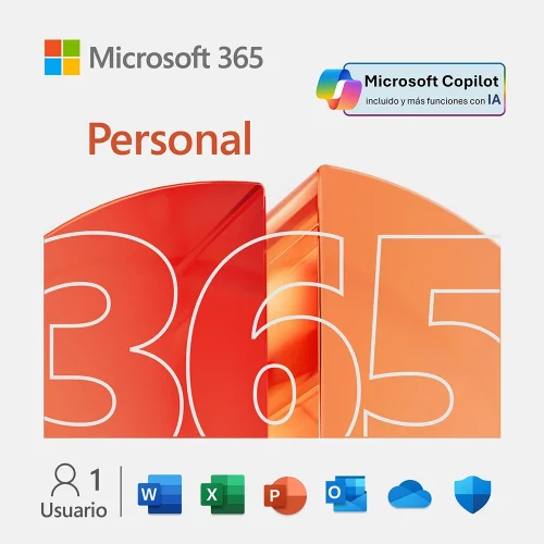 Microsoft 365 Personal EP2-32316 ESD 64-Bit Español 1 Usuario Windows / Mac Suscripción Anual Uso No Comercial - ESD - Imagen 2