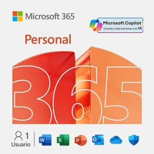 Microsoft 365 Personal EP2-32316 ESD 64-Bit Español 1 Usuario Windows / Mac Suscripción Anual Uso No Comercial - EP2-32316