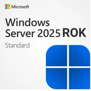 Windows Server 2025 Standard Edition 16 Núcleos Licencia ROK SW inglés, francés, español, portugués (Brasil) - P77100-DN1