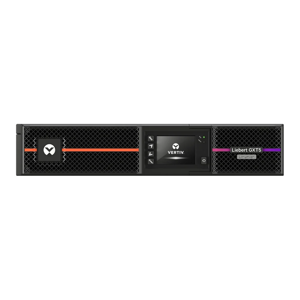 UPS Vertiv Liebert GXT5LI-3000LVRT2UXL 3 kVA Lithium-Ion 3000 VA 2700W 120 VCA Doble Conversión (en línea) Onda sinusoidal pura 1 NEMA L5-30R 6 NEMA 5-15/20R Rack / Torre de 2U - Imagen 2