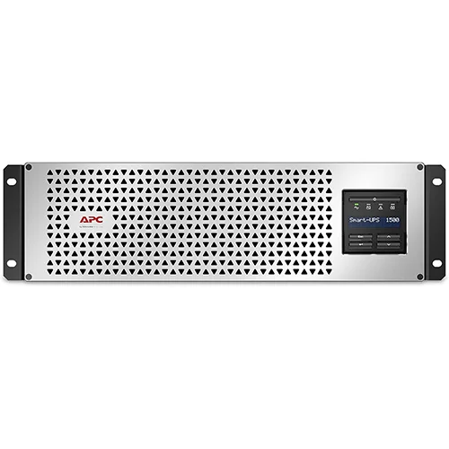 No Break APC SMTL1500RM3UC Smart-UPS de Iones de Litio 1500 VA 1350 W Línea interactiva Onda Senoidal Entrada 75V - 154V 120V con SmartConnect 6 NEMA 5-15R LCD 3U - SMTL1500RM3UC