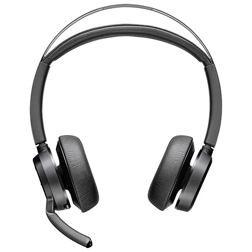 HP Poly Voyager 9T9J5AA Focus 2 Auriculares USB-C-C + adaptador USB-C/A + soporte de carga - 9T9J5AA