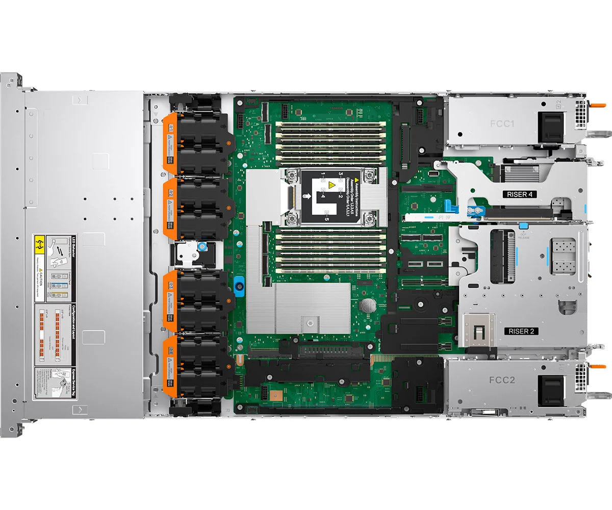 Dell PowerEdge R470 R470271_6511P432 Intel® Xeon® 6 6511P 32GB DDR5 480GB SSD SATA Fuente de Poder Redundante 1100 W Rack (1U) Sin Sistema Operativo - Image 6