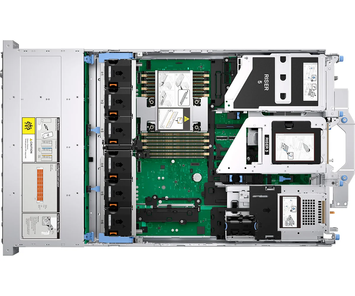 Dell PowerEdge R570 R570271_6511P432 Intel® Xeon® 6 Performance 6511P 128GB (4X32) DDR5 480GB SSD SATA Fuente de Poder Redundante 1100 W Rack (2U) Sin Sistema Operativo - Image 6