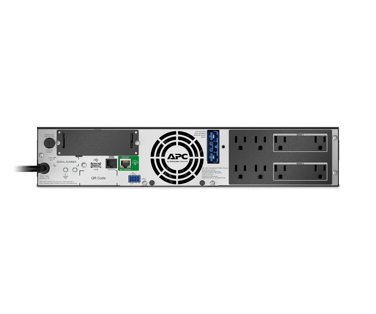 No Break APC SMX1000C Smart-UPS X 1000 VA 900 W Entrada 120V Salida 120V Línea Interactiva 8 Contactos NEMA 5-15R Pantalla LCD 2U Rack / Torre - Image 6